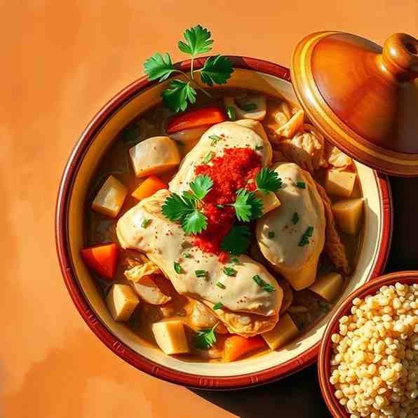 French Chicken Fricasé - Bolivian Recipe